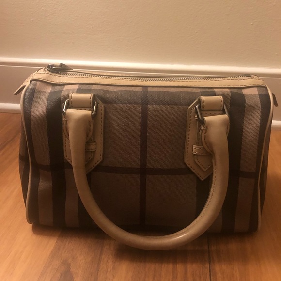 burberry nova check boston bag